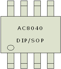 AC8040 封装形式DIP8 / SOP8